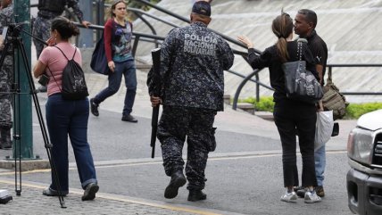  Caracas amaneció con despliegue militar tras llamado a marchas  
