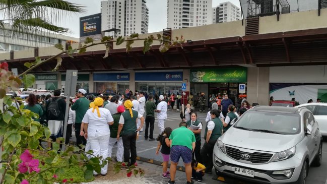  Supermercado de Iquique fue evacuado por posible fuga de gas  