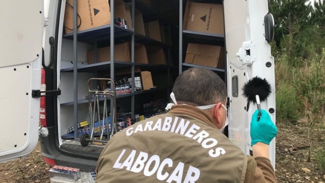 Sujeto intimidó a conductor de camión repartidor y sustrajo millonario cargamento de cigarrillos