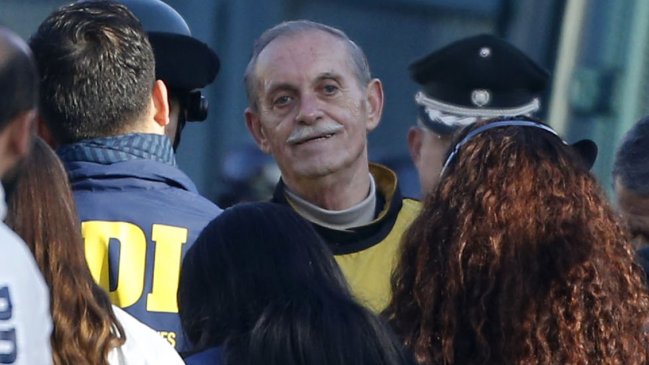 Miguel Krassnoff, internado en el Hospital Militar por 