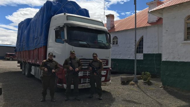 Cuatro detenidos dejó intento de contrabando por paso no habilitado hacia Bolivia