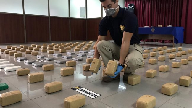 Incautan más de 3.000 millones de pesos en droga en Atacama