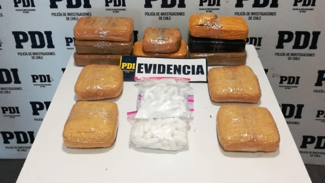 Banda criminal liderada por reo de Colina II trasladaba droga de Arica a Santiago