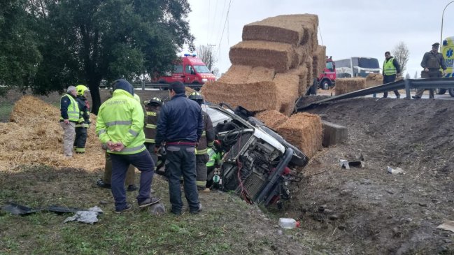 Choque múltiple dejó una persona fallecida en San Javier