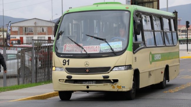 Coquimbo implementa vía exclusiva para la locomoción colectiva
