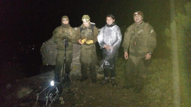 GOPE rescató a excursionista extraviado en Cerro Cinchao de Coyhaique