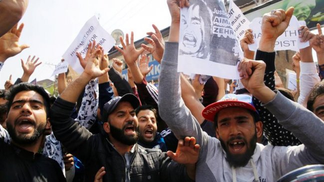 Violación de una niña de tres años desata nuevas protestas en la Cachemira india