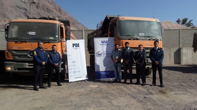 Prisión preventiva para banda acusada de vender camiones y maquinarias robadas