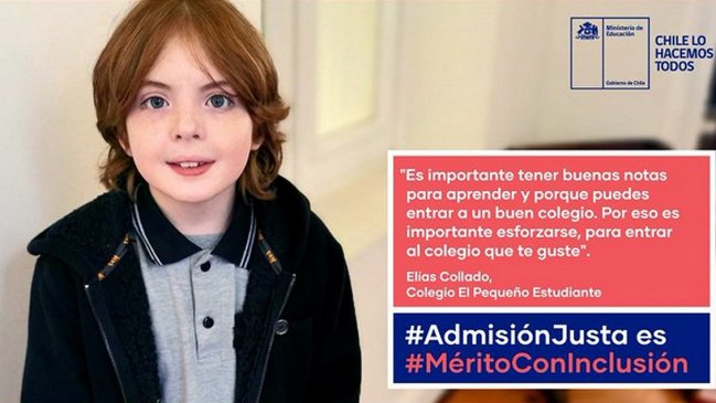 Familia estudia acciones legales por uso no consentido de niño en campaña del Mineduc