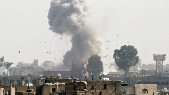 La coalición árabe bombardea la capital yemení