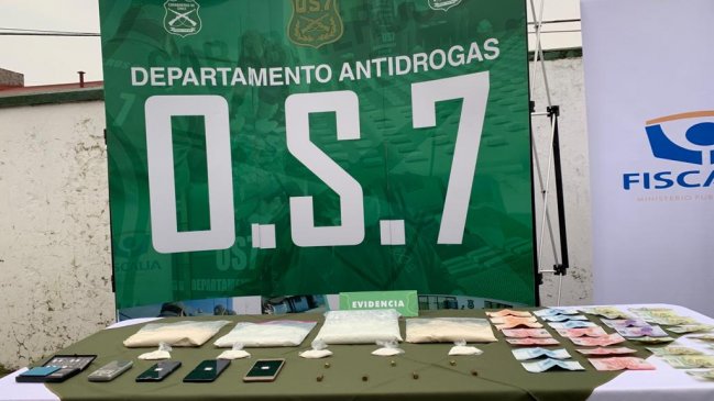 Prisión preventiva para uno de los sujetos detenidos tras incautación de cuatro kilos de droga en Valdivia