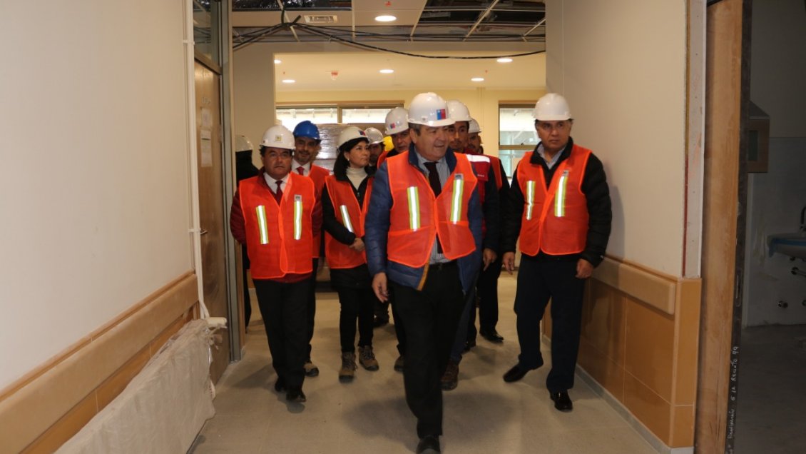 Construcción del Hospital de Padre Las Casas presenta 80 por ciento de avance