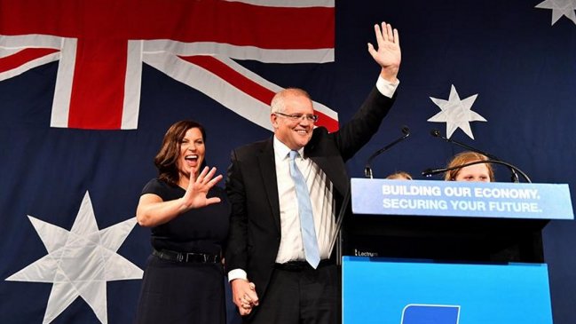 Primer ministro australiano calificó su reelección como un 