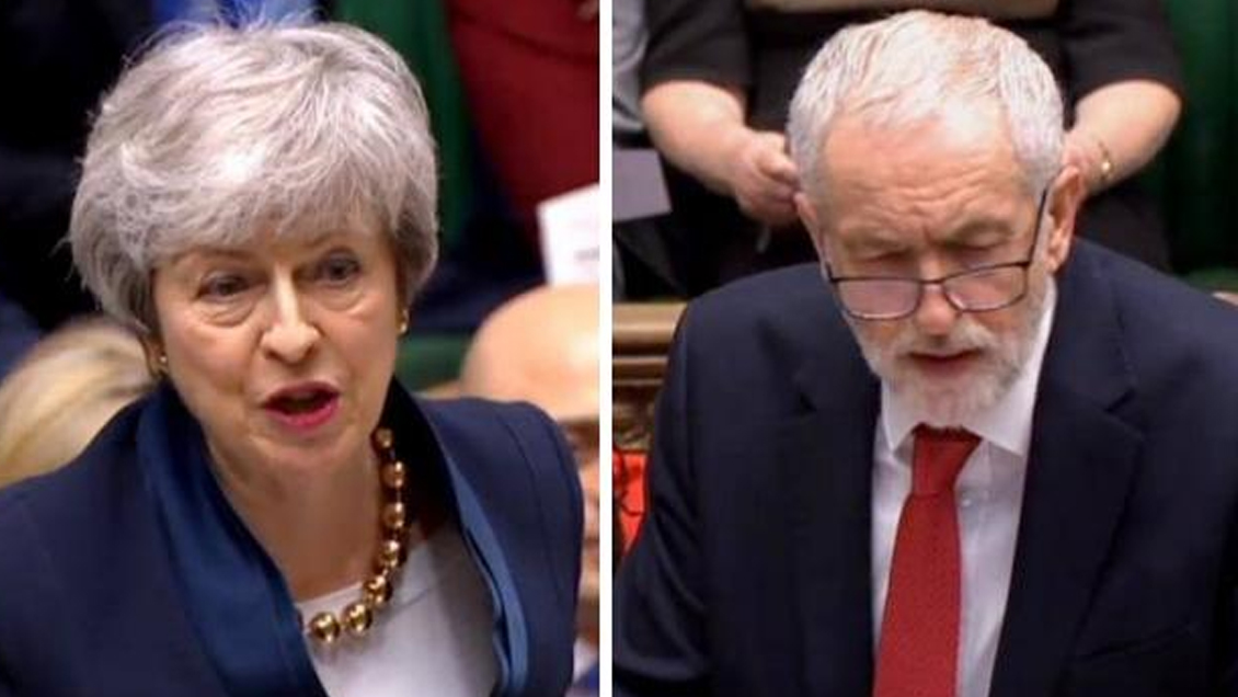 May pidió a Corbyn que ceda y apoye el acuerdo del 