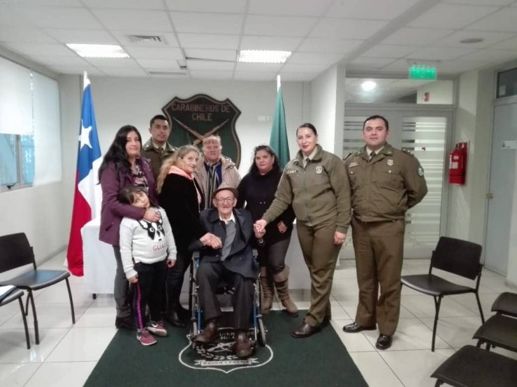 Anciano se reencontró con su hija después de 40 años en Bulnes