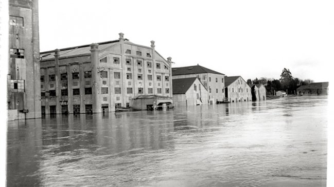 Sonido de sirenas inundó el centro de Valdivia a 59 años del terremoto del 22 de mayo de 1960