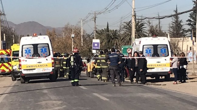 Más de 2.000 evacuados por fuga de gas en San Bernardo