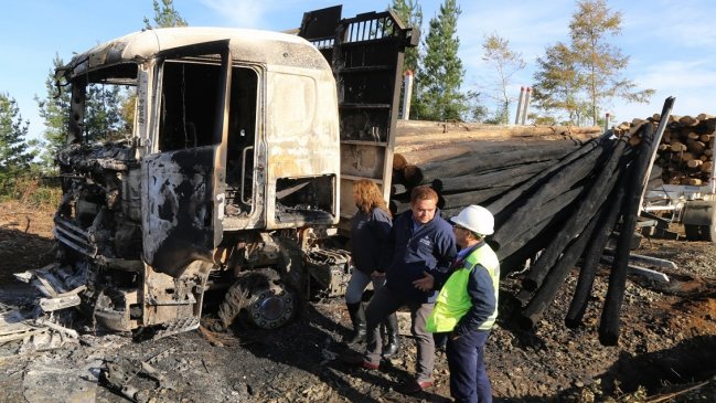 CAM reivindicó seis ataques incendiarios en Biobío, Araucanía y Los Ríos