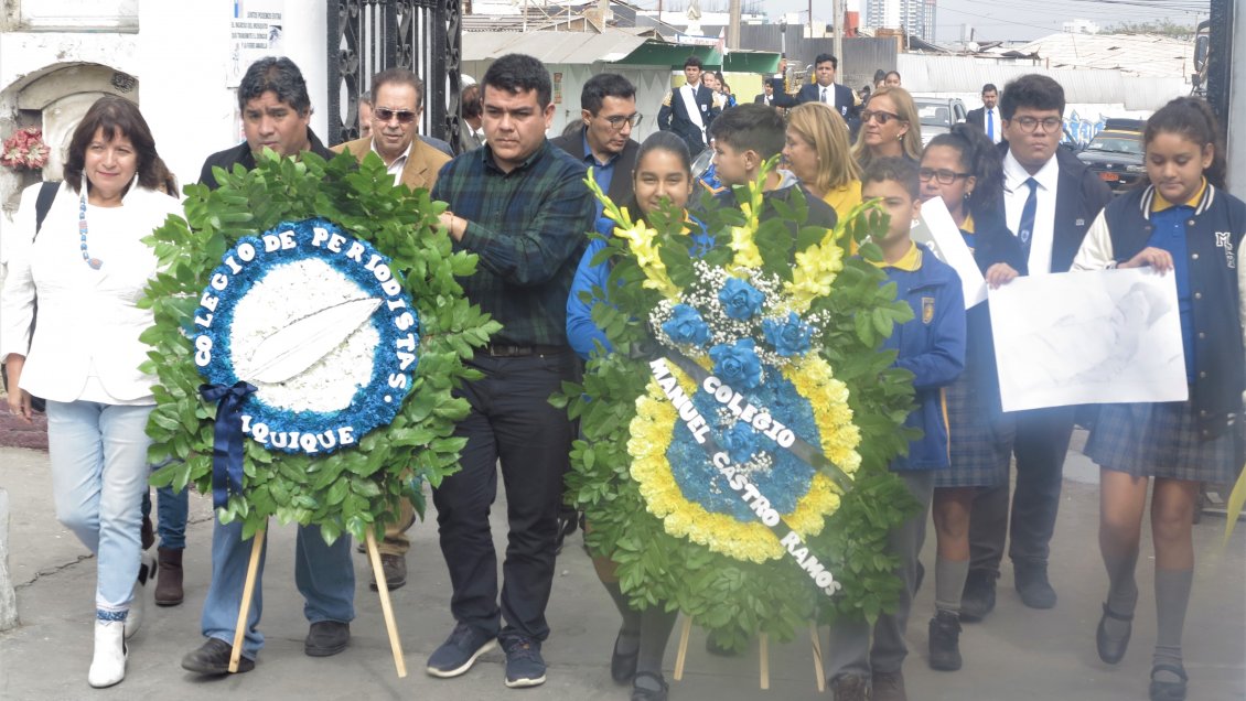 Colegio de Periodistas de Iquique rindió homenaje a Manuel Castro Ramos
