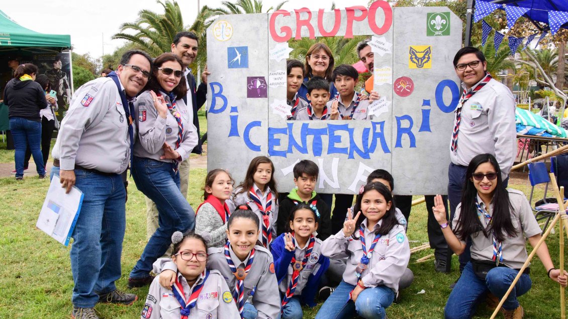 Arica: Scouts conmemoraron sus 110 años con Jamboree Urbano