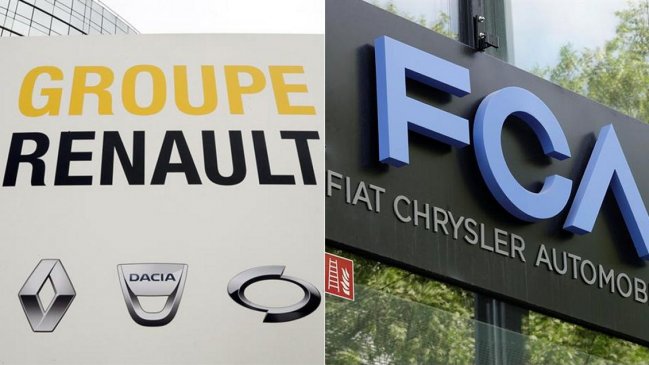 Mercados están optimistas por posible fusión entre Renault y Fiat Chrysler