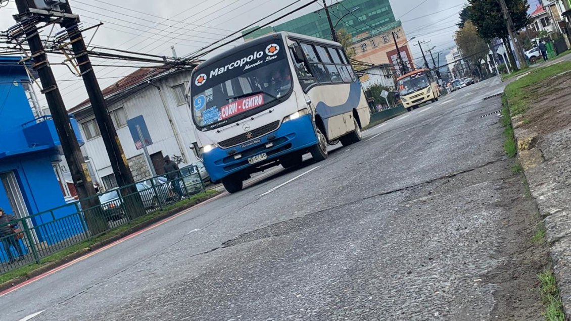 El 17 de junio comenzará marcha blanca por vigilancia para el uso de pistas solo bus en Valdivia