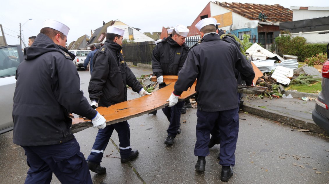 Los efectos del sistema frontal que afecta a gran parte del país