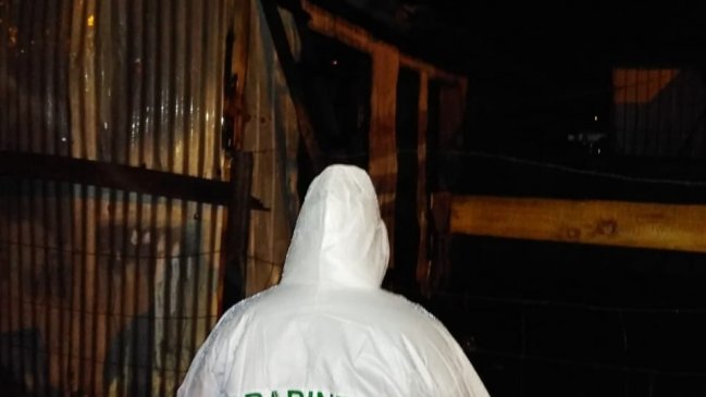 Incendio deja un fallecido y dos viviendas destruidas en la Región de Los Ríos