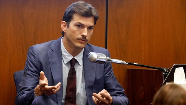 Ashton Kutcher declaró en dramático caso de asesino serial