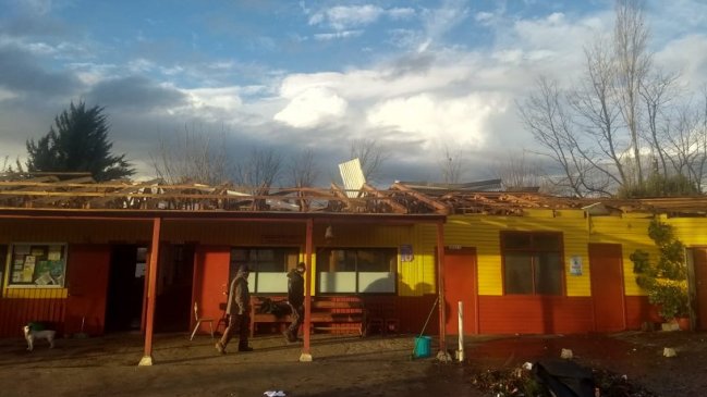 Ñuble: Daños materiales han causado tres trombas terrestres en San Carlos, Coihueco y Yungay