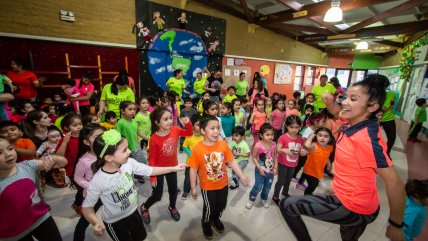  Párvulos se pusieron en movimiento en el 