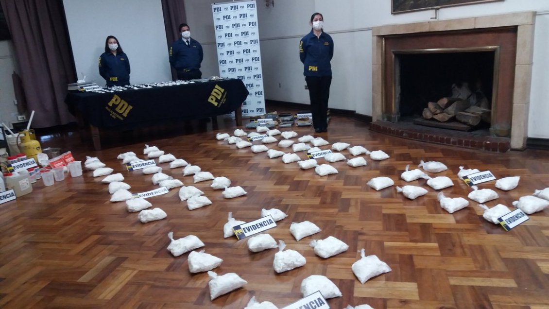PDI detuvo a seis integrantes de banda internacional de narcotráfico en el Bíobio