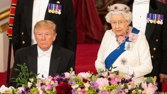 Isabel II y Trump ensalzaron los 