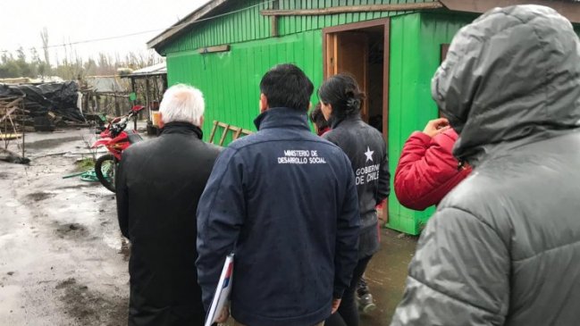 Sistema frontal dejó 123 damnificados en Ñuble