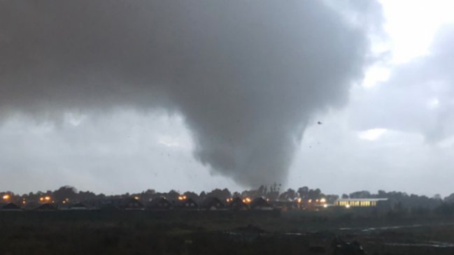 Descartan nuevos tornados en sistema frontal que afectará desde Biobío a Aysén