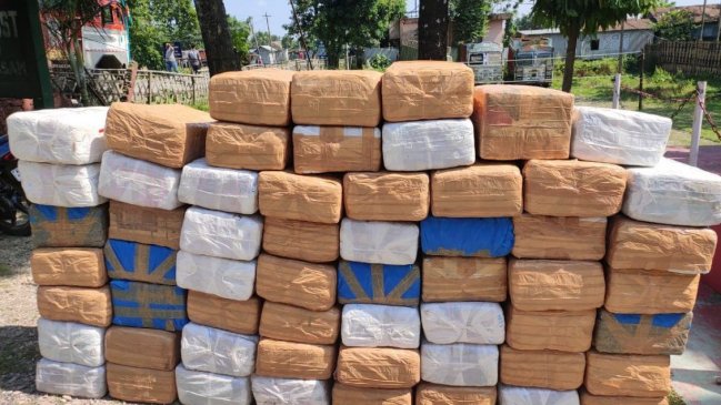 Policía india pregunta en redes quién perdió media tonelada de cannabis