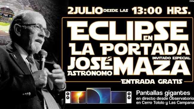 La Serena vivirá el eclipse en La Portada, con José Maza y 
