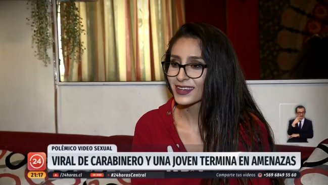Mujer que se grabó teniendo sexo con carabinero reveló que la amenazan y filtraron sus datos