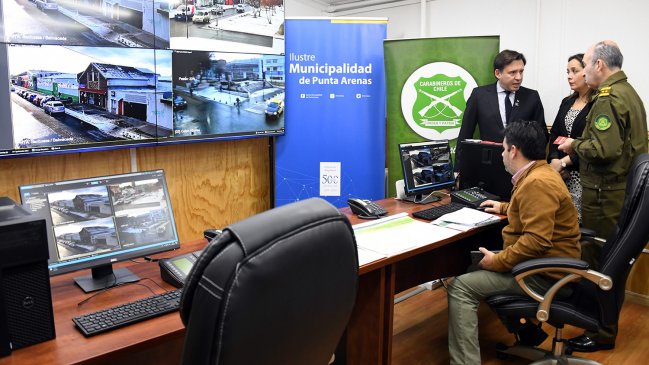 Punta Arenas comenzó a operar moderno sistema de cámaras de televigilancia
