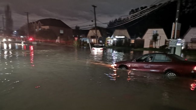 Más de 50 casas anegadas por la lluvia en San Pedro de la Paz