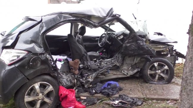 Tres personas murieron en accidente vehicular en Coyhaique