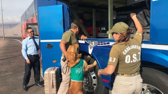 Huara: Fiscalización delató a sujeto que ocultaba tres kilos de cocaína en su equipaje