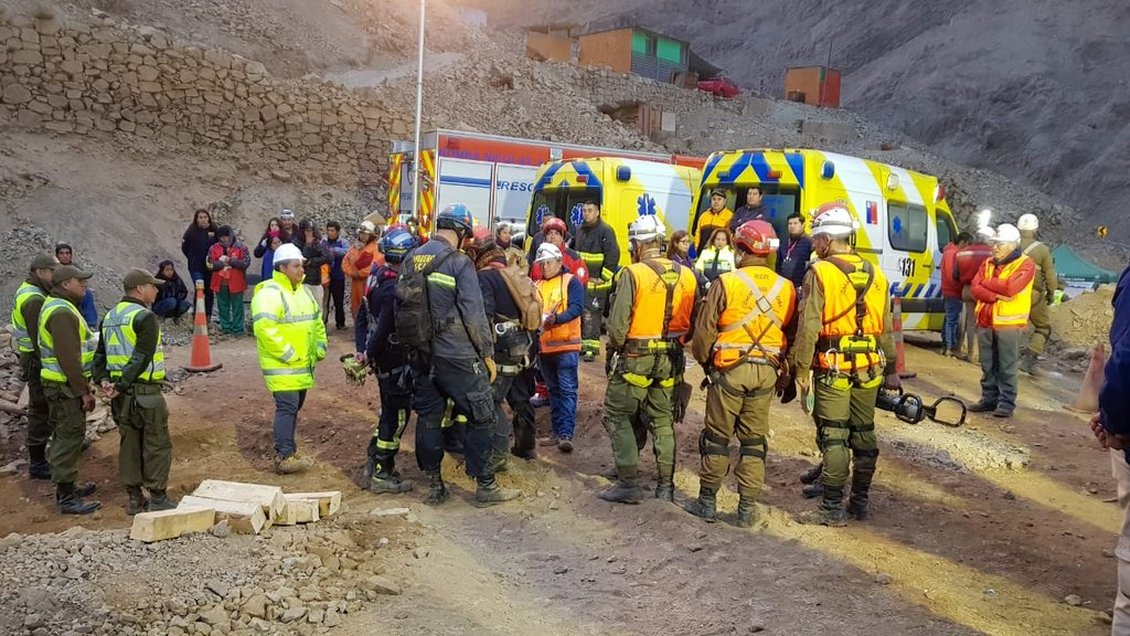 Reanudan tareas para recuperar cuerpo de minero boliviano en mina de Tocopilla