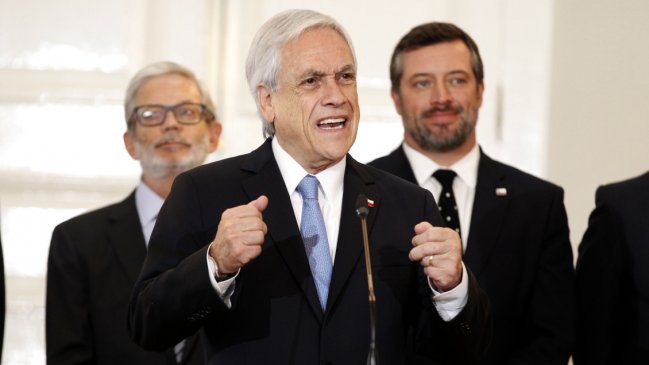Piñera refuerza plan de inversiones para enfrentar 