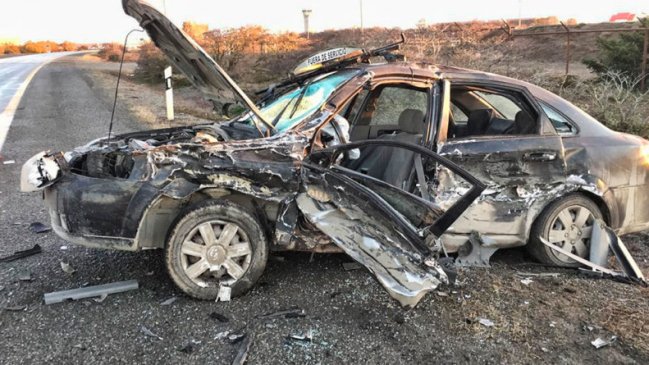 Accidente de tránsito en la Ruta 9 Norte en Punta Arenas dejó cuatro lesionados