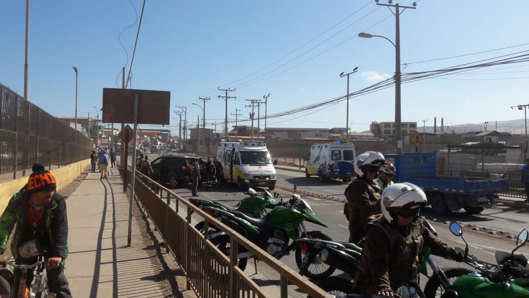 Persecución policial terminó con cuatro menores de edad detenidos en Alto Hospicio