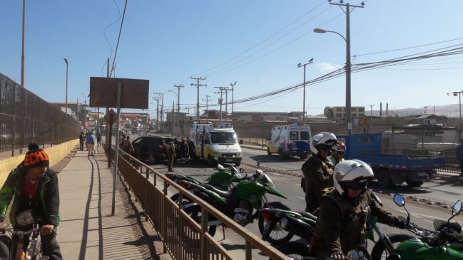 Persecución policial terminó con cuatro menores de edad detenidos en Alto Hospicio