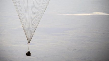  La nave tripulada rusa Soyuz MS-11 aterrizó en la estepa kazaja  