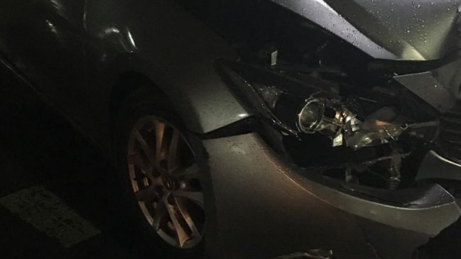 Edmundo Varas protagonizó choque en su auto y lo compartió en redes