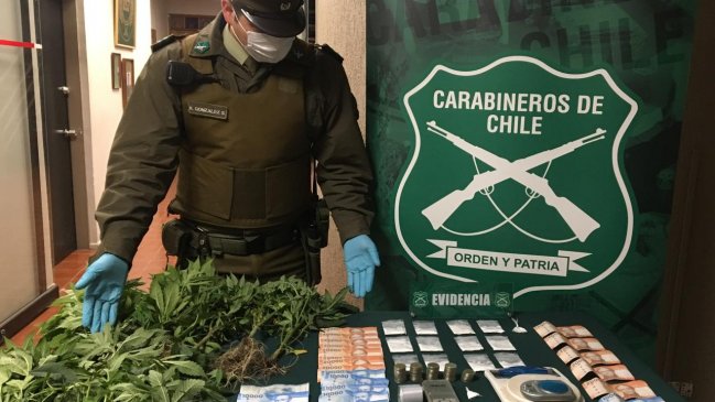 Allanamientos del OS-7 terminaron con el decomiso de seis mil dosis de drogas en Valparaíso